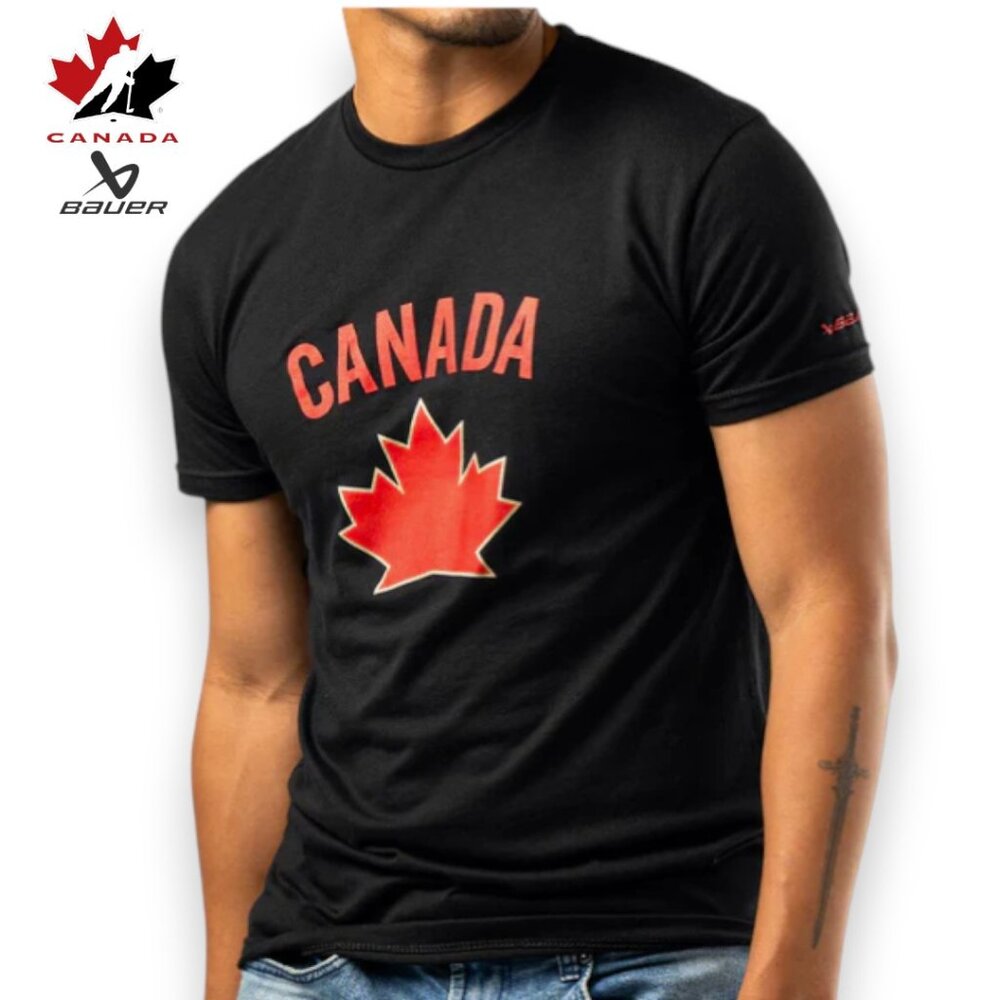 Team Canada Hockey Shirt Bauer Canadian National Men's NHL Heated Rivalry | Sz M